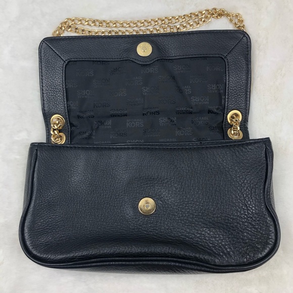 Michael by Michael Kors Black Leather Purse - Picture 5 of 15